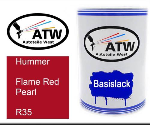 Hummer, Flame Red Pearl, R35: 500ml Lackdose, von ATW Autoteile West.